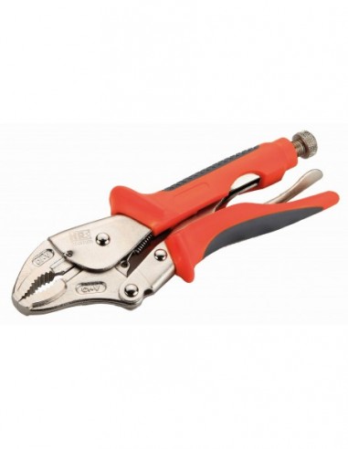 TENAZA GRIP BOCAS CURVAS CON CORTE