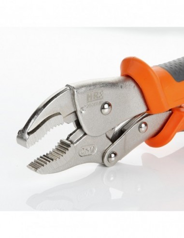 TENAZA GRIP BOCAS CURVAS CON CORTE
