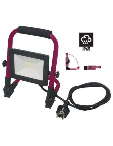 Foco LED con bastidor abatible