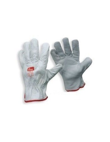 Guante piel blanco 2122 X