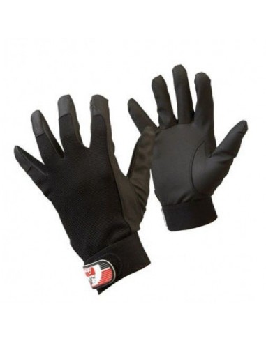 Guante palma poliuretano negro spandex