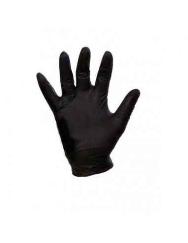 Guante Nitrilo desechable negro sin...