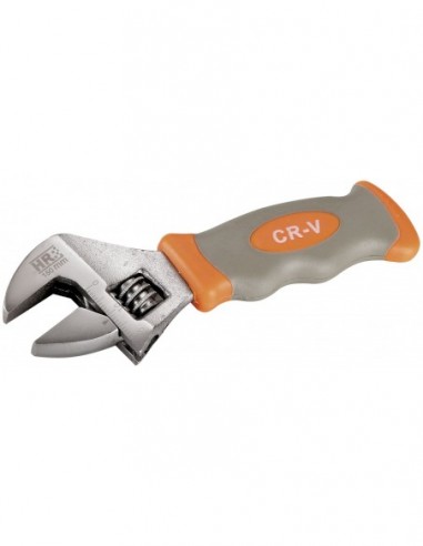 LLAVE AJUSTABLE CORTA 130MM ALYCO ORANGE
