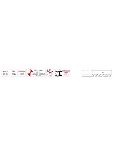 Brocas serie advance 5% Co