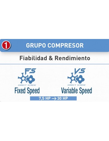 Compresores de tornillo compact serie VS