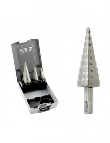 Kit 3 Pcs. brocas escalonadas