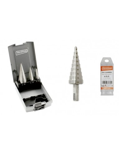 Kit 3 Pcs. brocas escalonadas