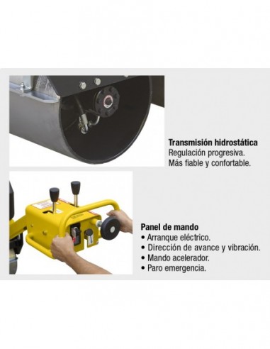 Rodillo 740 kg. Hidrostático