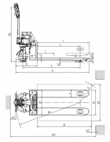 Transpaleta eléctrica