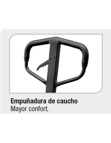 Transpaleta pala corta - ancho especial