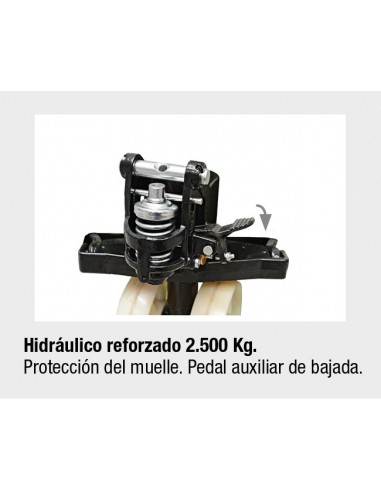 Transpaleta profesional plus 2.500 Kg